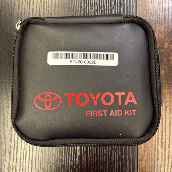 Toyota Other - Toyota First Aid Kit Emergency Medical Supplies Black Case PT420-0022B New